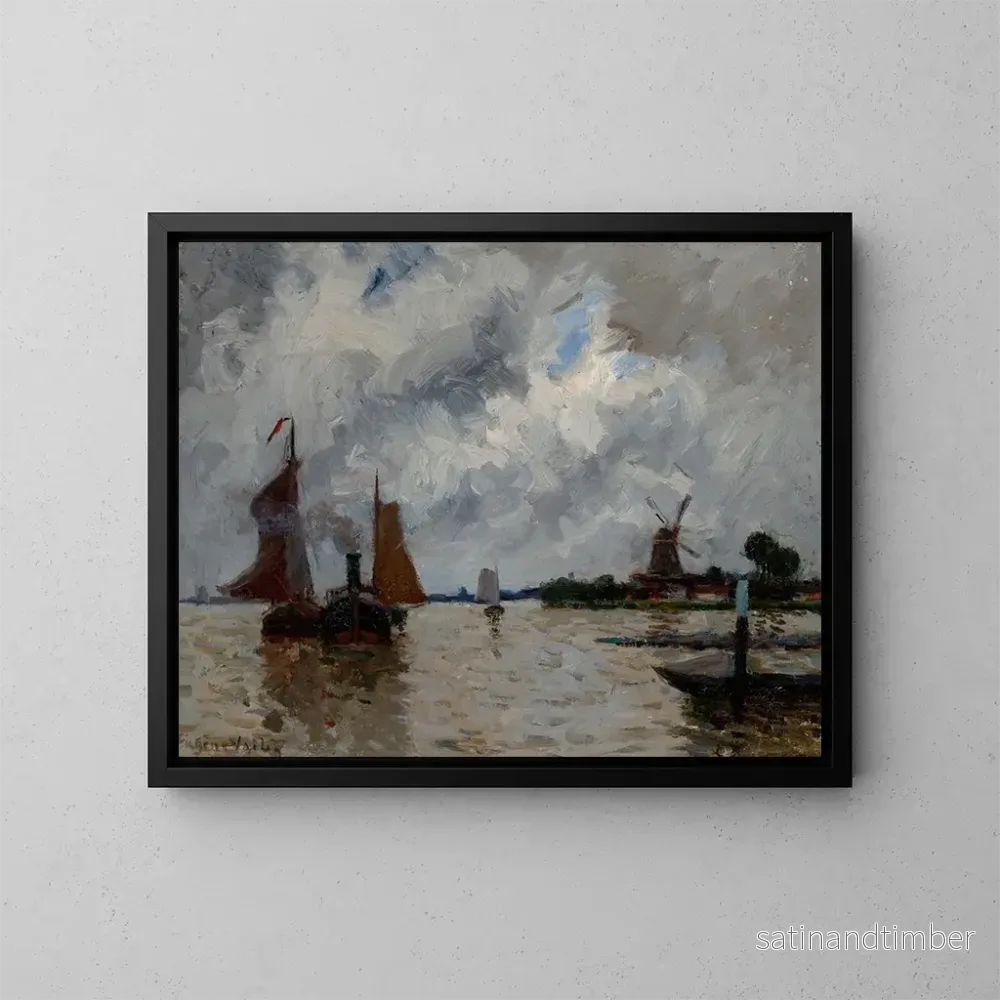 Reproduktion av målningen Dordrecht – Eugène Vail Reproduktion av målningen Dordrecht – Eugène Vail