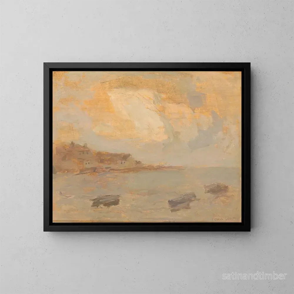 Reproduktion av målningen Marine - Frank Edwin Scott