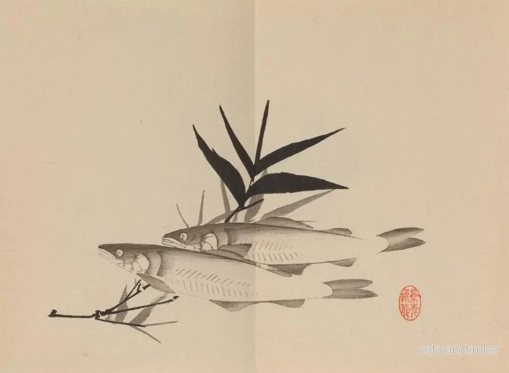 Reproduktion av målningen Keinen shugajō Pl. 63 - Imao Keinen - Bild 2