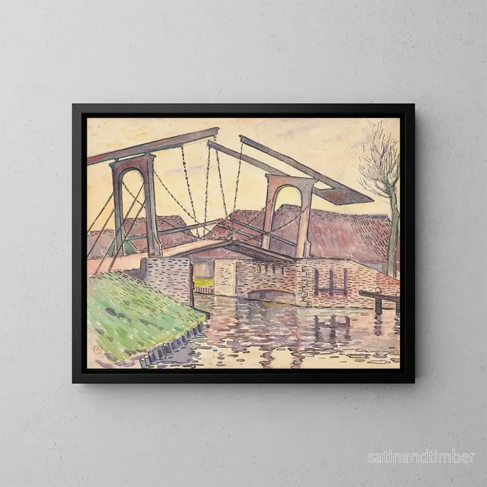 Reproduktion av målningen Pont en Hollande - Theo van Rysselberghe