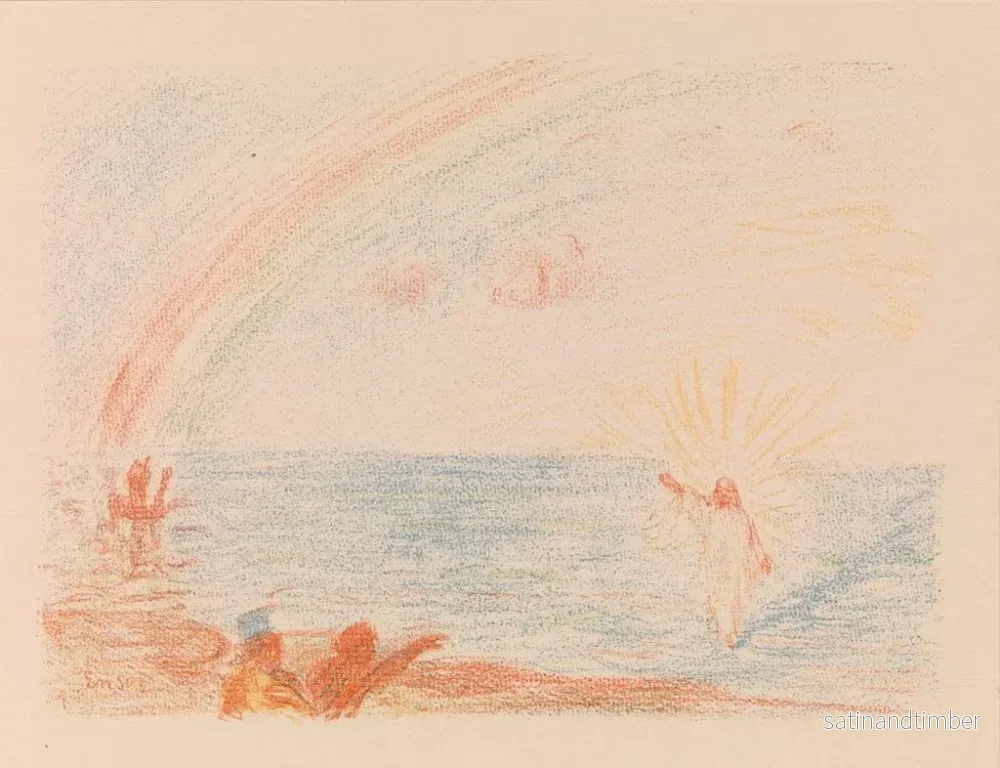 Reproduktion av målningen Le Christ marchant sur les eaux - James Ensor - Bild 2