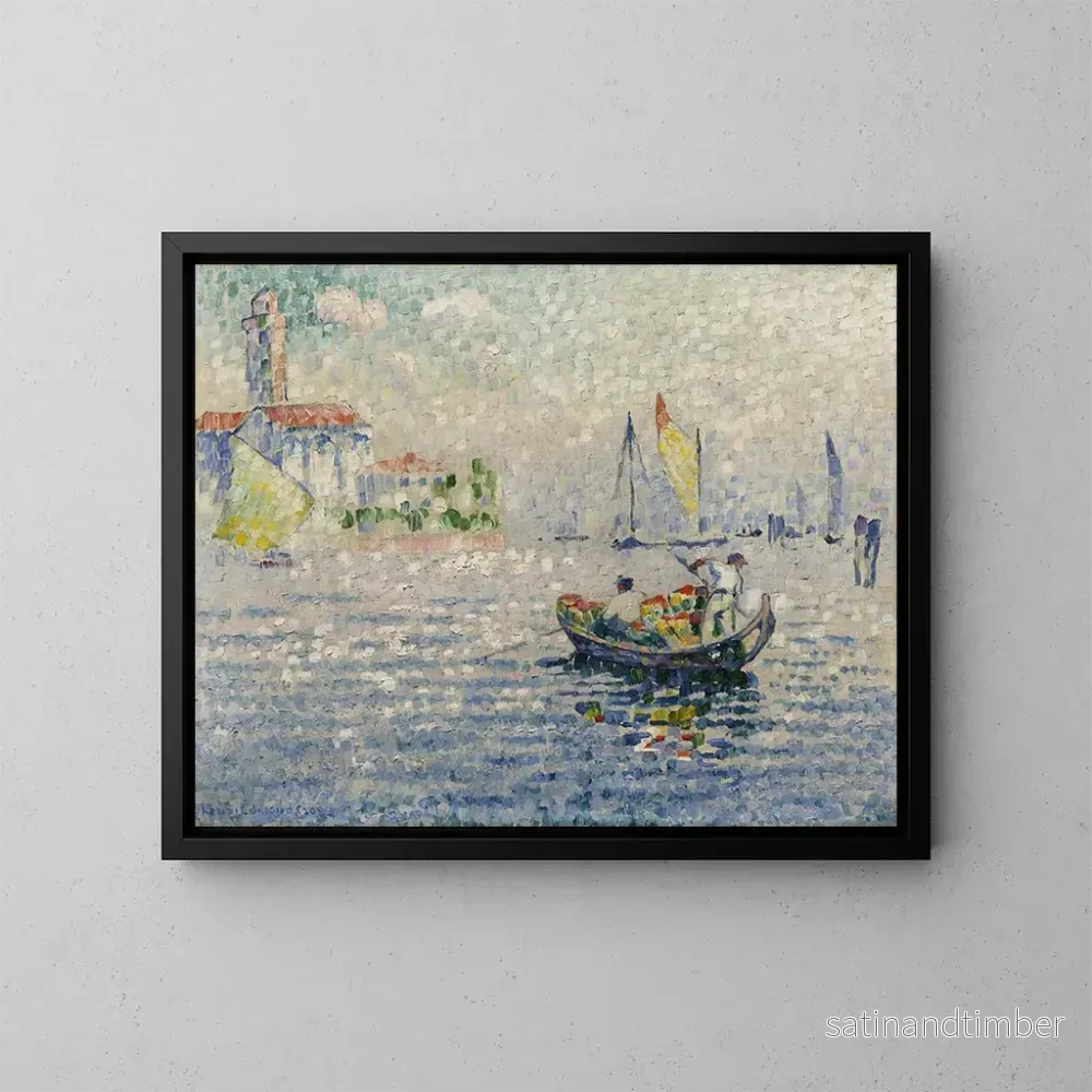 Reproduktion av målningen Morgon i Murano – Henri-Edmond Cross Reproduktion av målningen Morgon i Murano – Henri-Edmond Cross