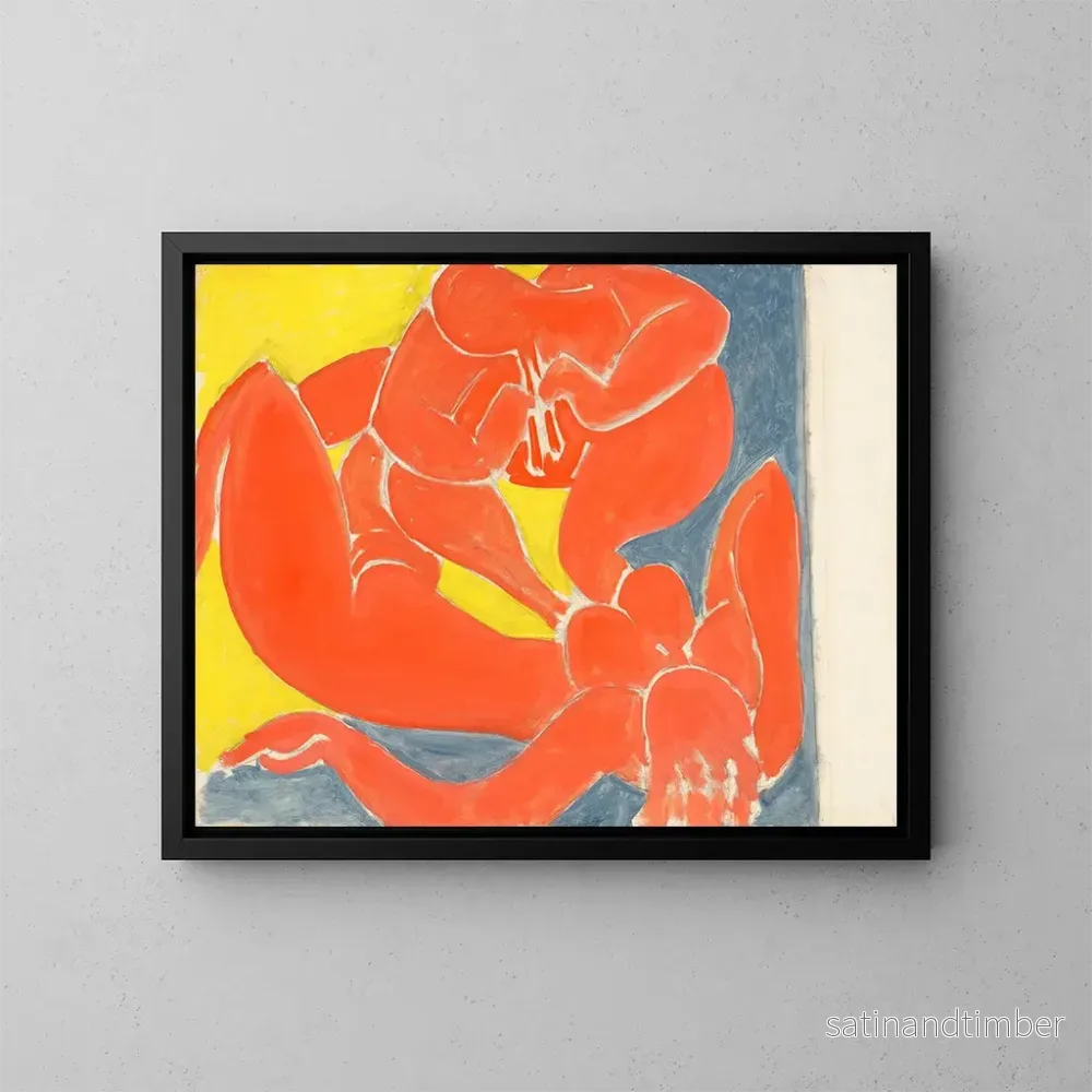 Reproduktion av målningen Nymphe och röd faun - Henri Matisse