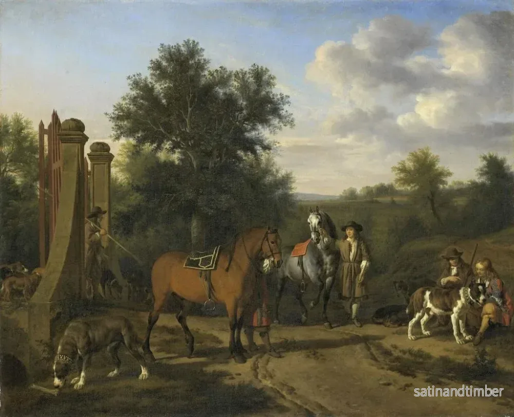 Reproduktion av målningen La chasse - Esaias van de Velde - Bild 2