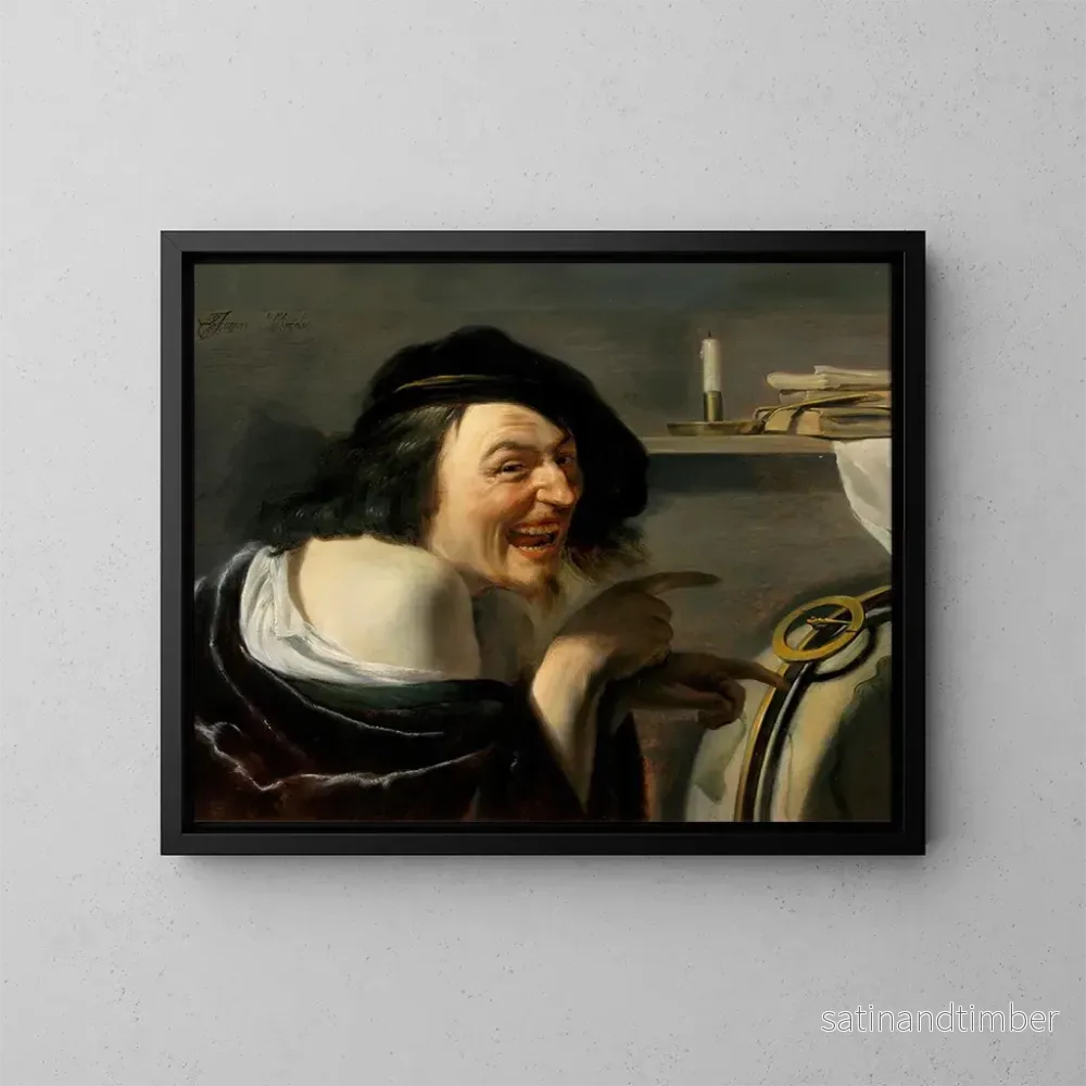 Reproduktion av målningen Démocrite - Johannes Paulus Moreelse