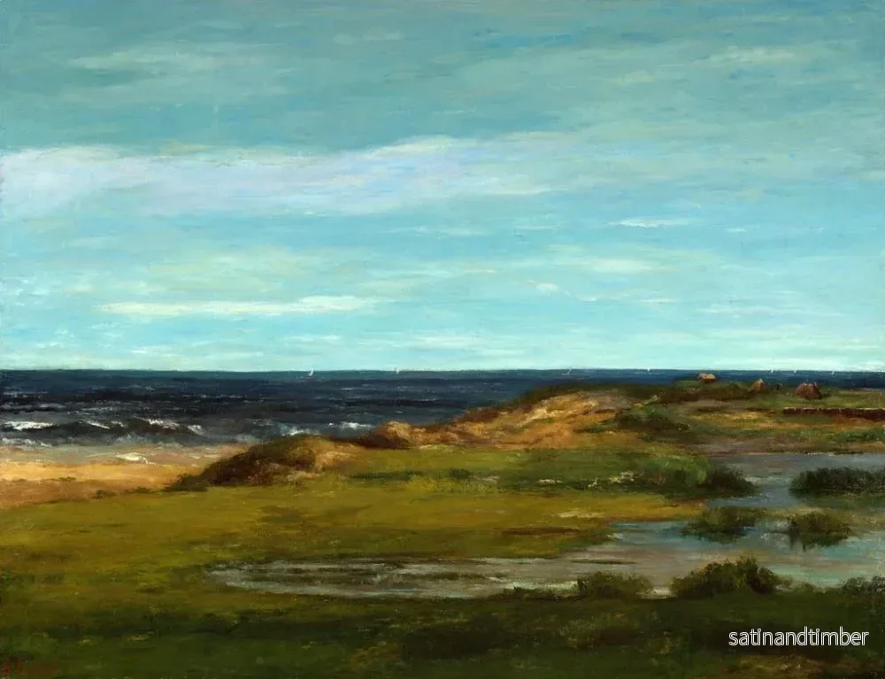 Reproduktion av målningen Marine - Gustave Courbet - Bild 2
