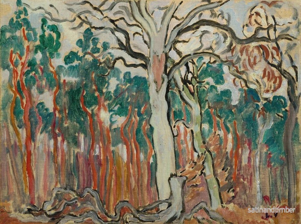 Reproduktion av målningen Les arbres de Sologne - Louis Valtat - Bild 2