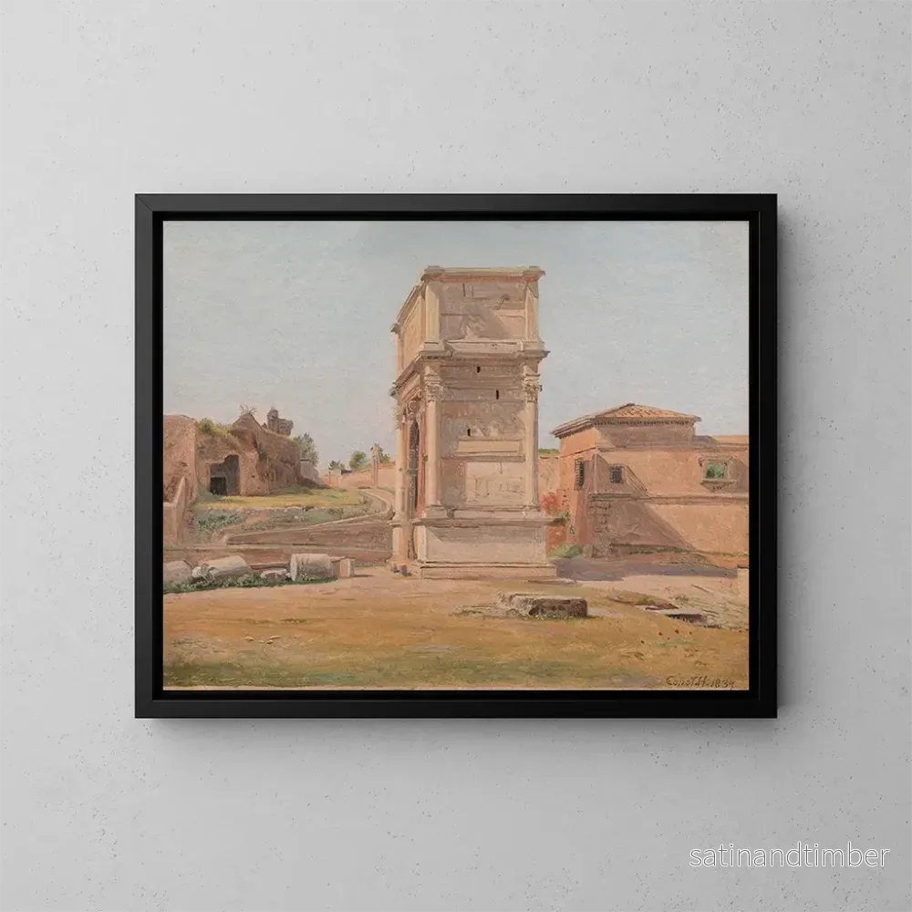 Reproduktion av målningen L’arc de Titus à Rome – Constantin Hansen Reproduktion av målningen L’arc de Titus à Rome – Constantin Hansen