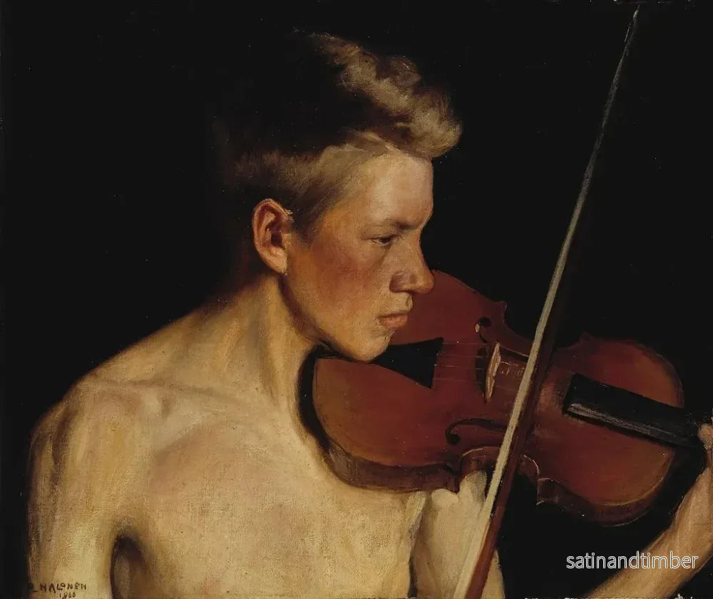 Reproduktion av målningen Le Violoniste - Pekka Halonen - Bild 2