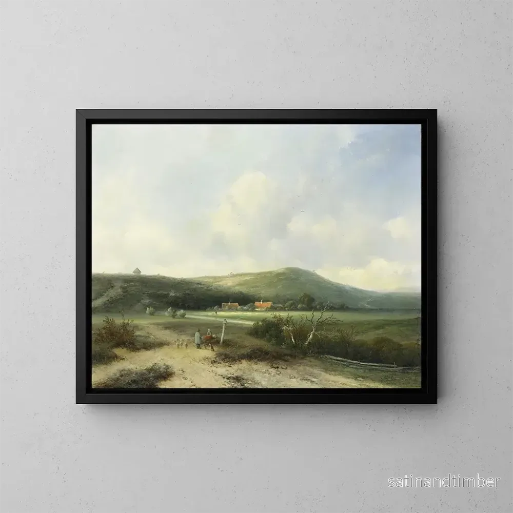 Reproduktion av målningen Vue dans les dunes - Johannes Franciscus Hoppenbrouwers