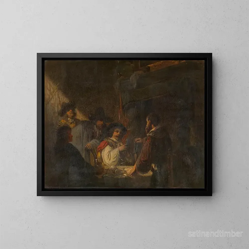 Reproduktion av målningen Episod i Rembrandts liv - Joseph Lies