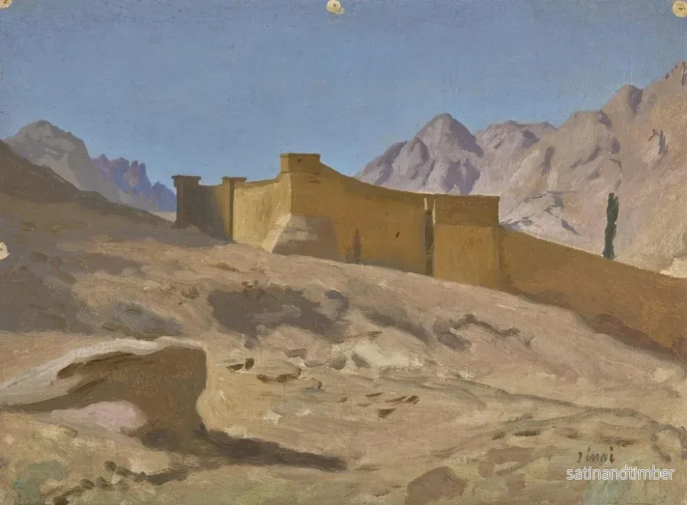 Reproduktion av målningen Le monastère de Sainte-Catherine - Jean-Léon Gérôme - Bild 2