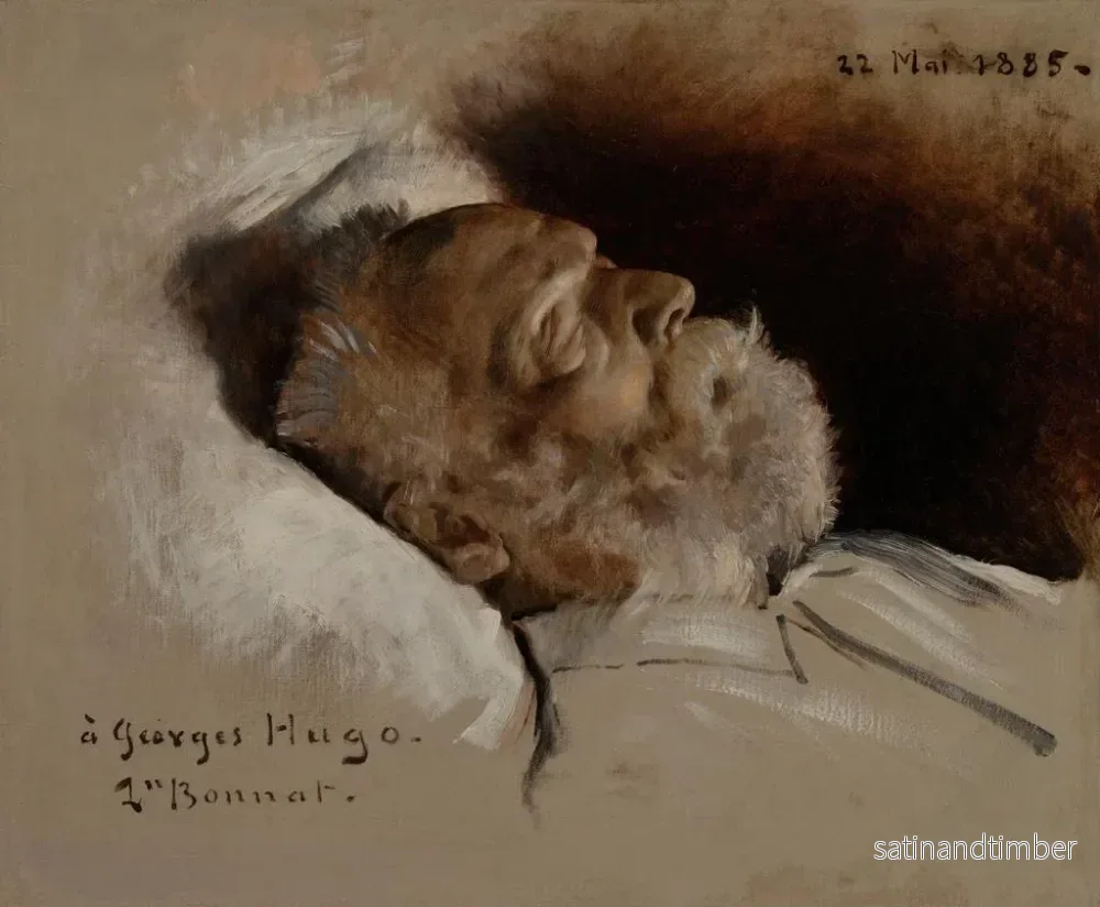 Reproduktion av målningen Victor Hugo på sin dödsbädd - Léon Bonnat - Bild 2