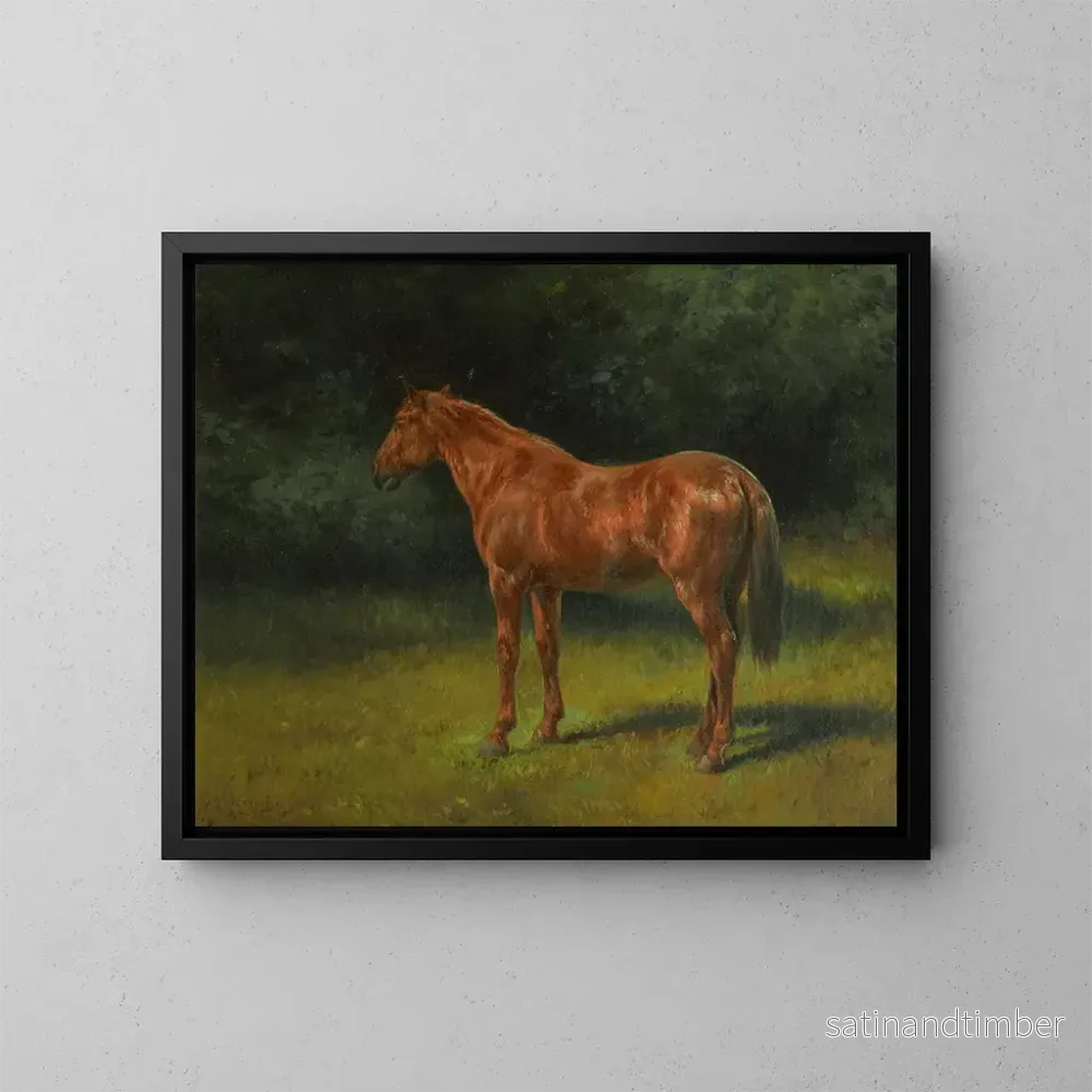 Reproduktion av målningen L'Automne rouge - Rosa Bonheur