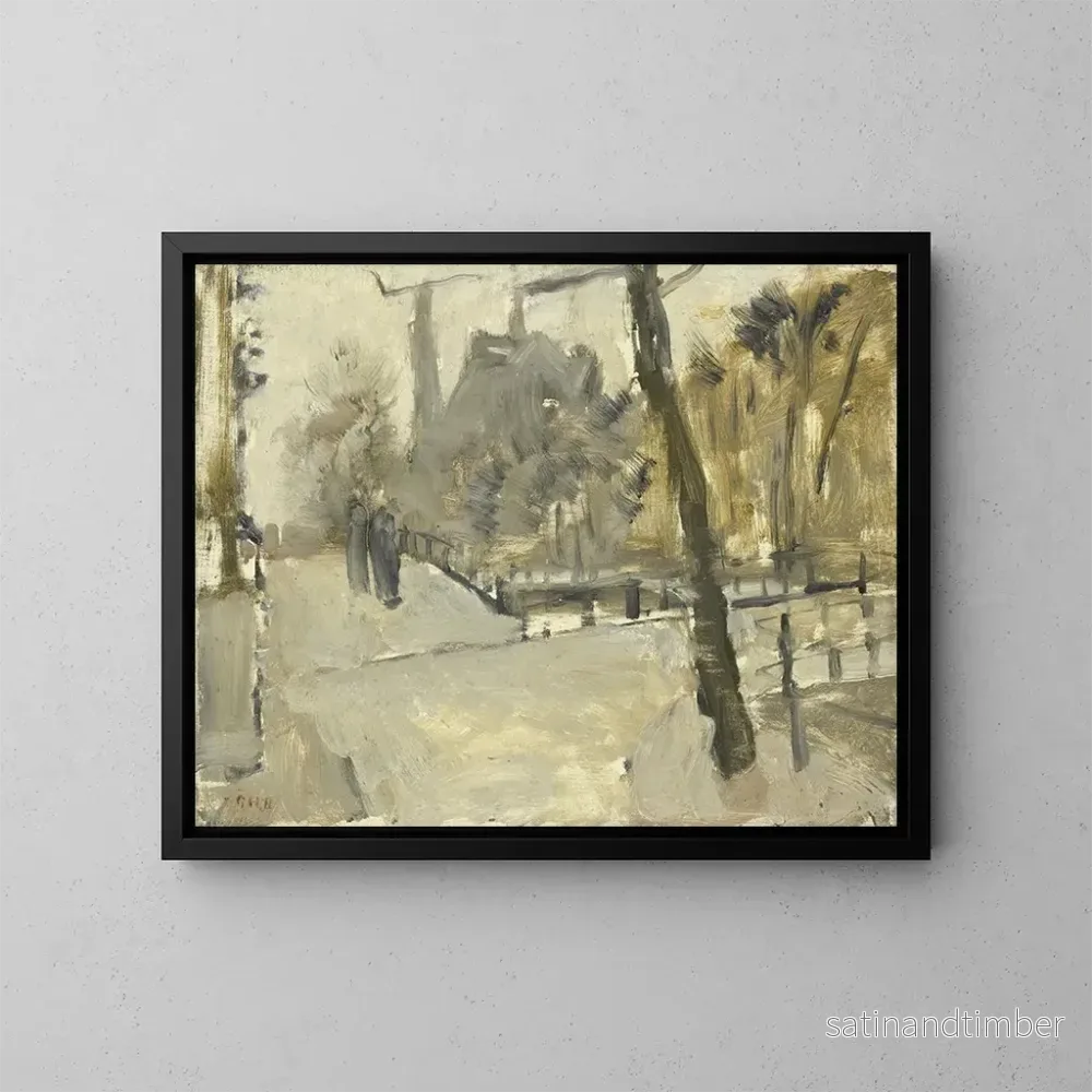 Reproduktion av målningen Le Leidsegracht i Amsterdam – George Hendrik Breitner Reproduktion av målningen Le Leidsegracht i Amsterdam – George Hendrik Breitner