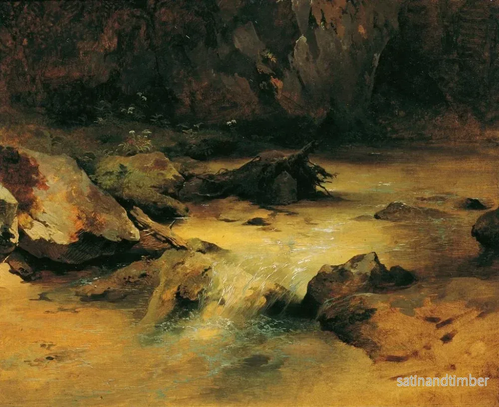 Reproduktion av målningen Vildfloden - Friedrich August Matthias Gauermann - Bild 2
