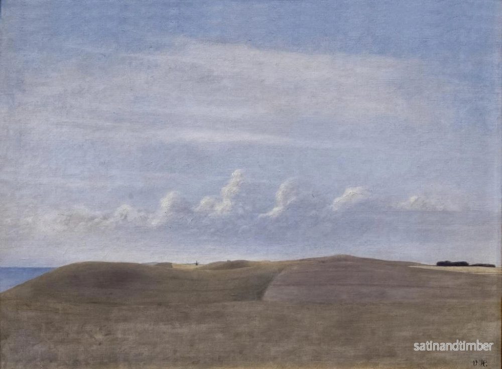 Reproduktion av målningen Landskap - Vilhelm Hammershøi - Bild 2