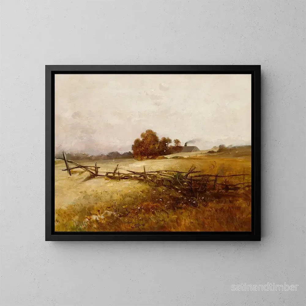 Reproduktion av målningen Landskapsbild av höst - Charles Ethan Porter