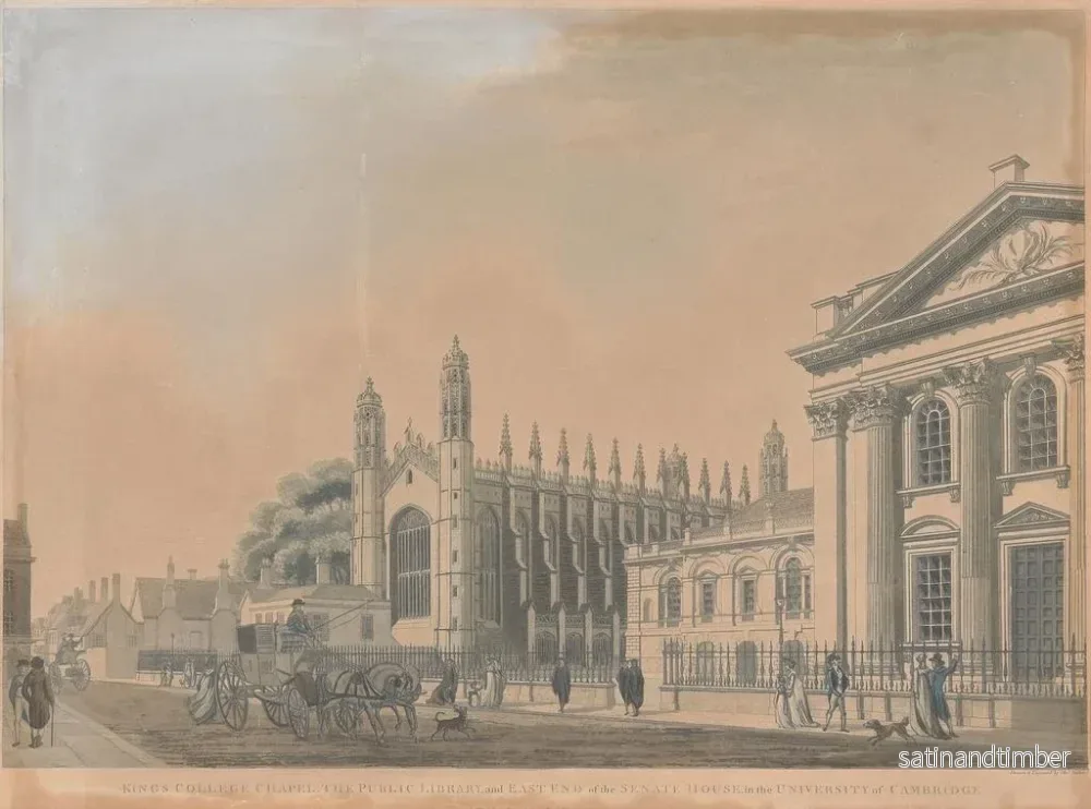 Reproduktion av målningen av Chapelle du King's College, Université de Cambridge - Thomas Malton le Jeune - Bild 2