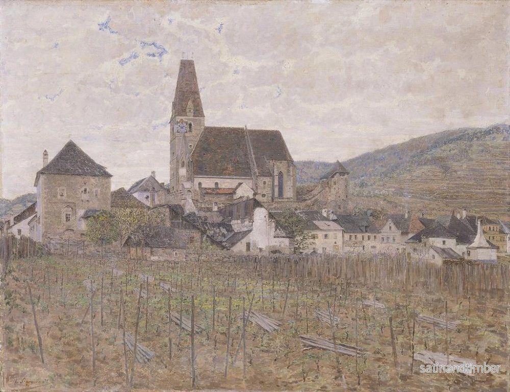 Reproduktion av målningen Weissenkirchen - Ludwig Sigmundt - Bild 2