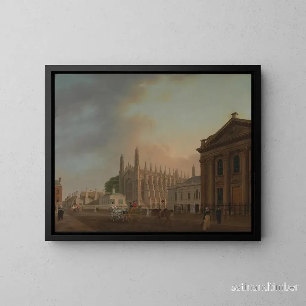 Reproduktion av målningen La Parade des Rois à Cambridge – Thomas Malton le Jeune Reproduktion av målningen La Parade des Rois à Cambridge – Thomas Malton le Jeune