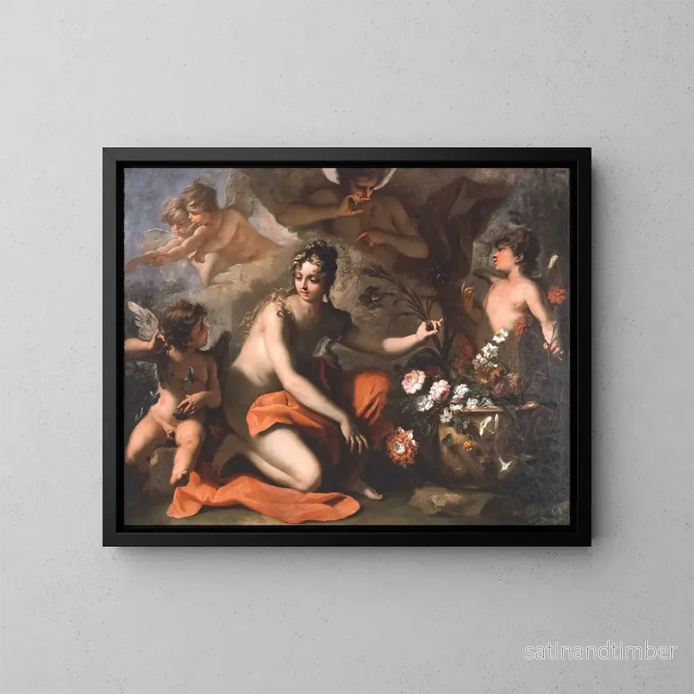 Reproduktion av målningen Flore - Sebastiano Ricci
