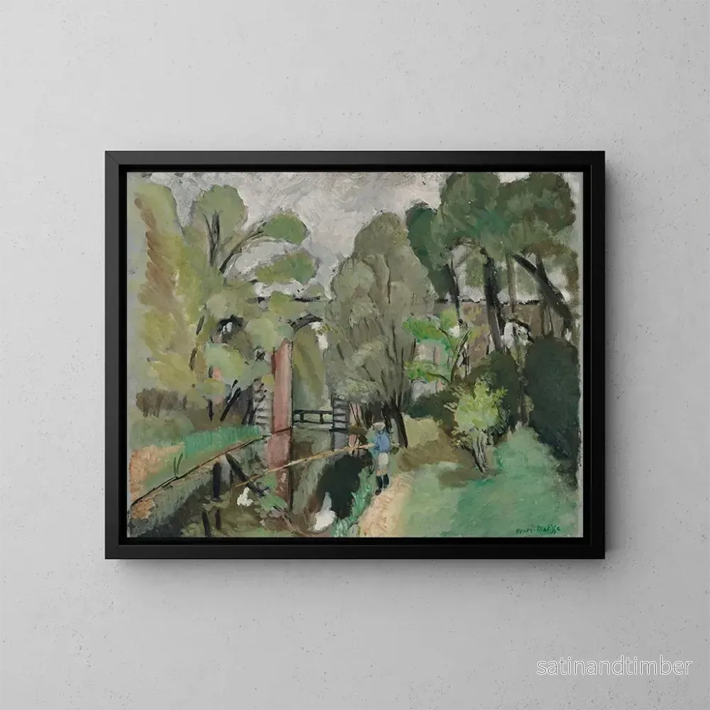 Reproduktion av målningen Le Petit pêcheur de Maintenon - Henri Matisse