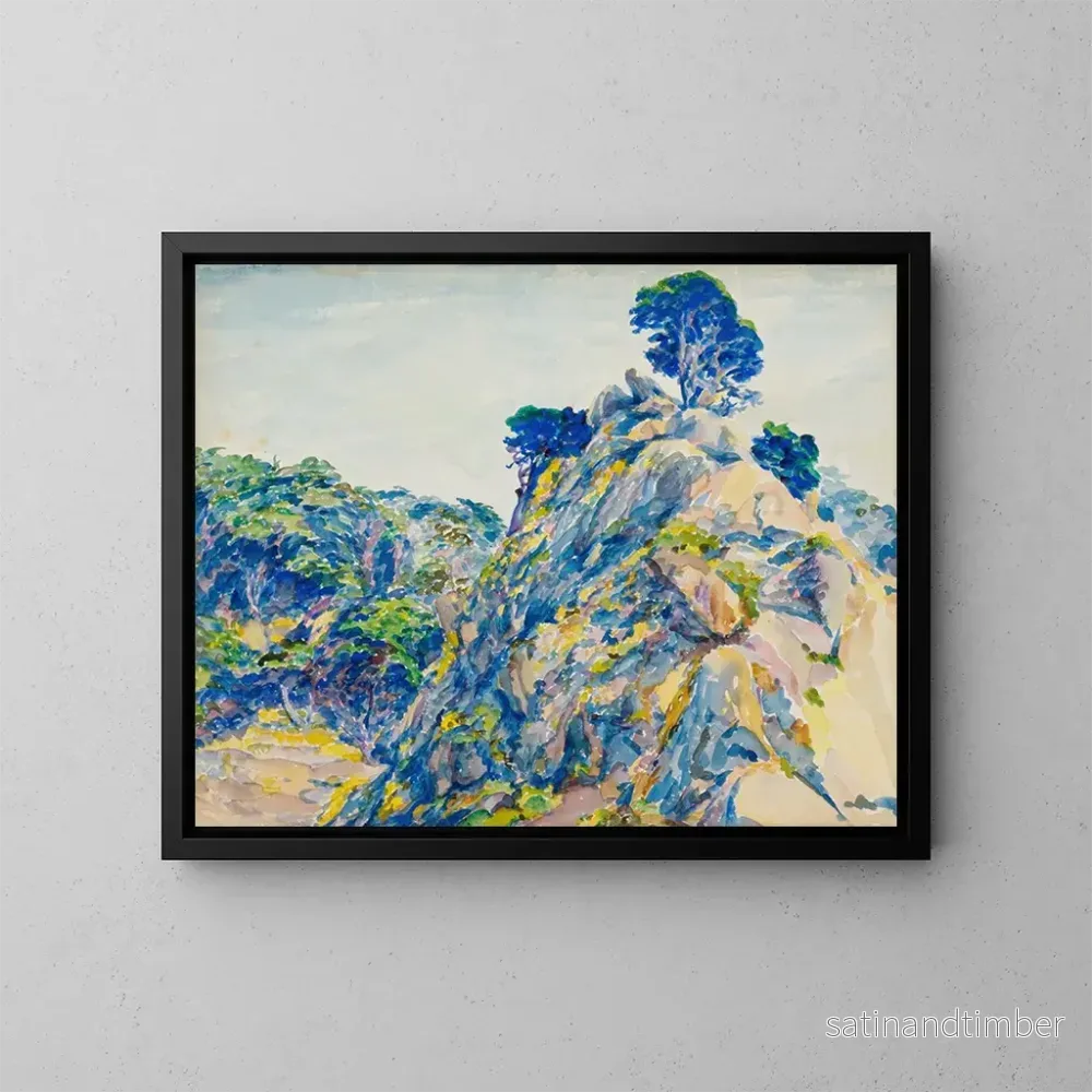 Reproduktion av målningen Point Lobos - Ernest Haskell