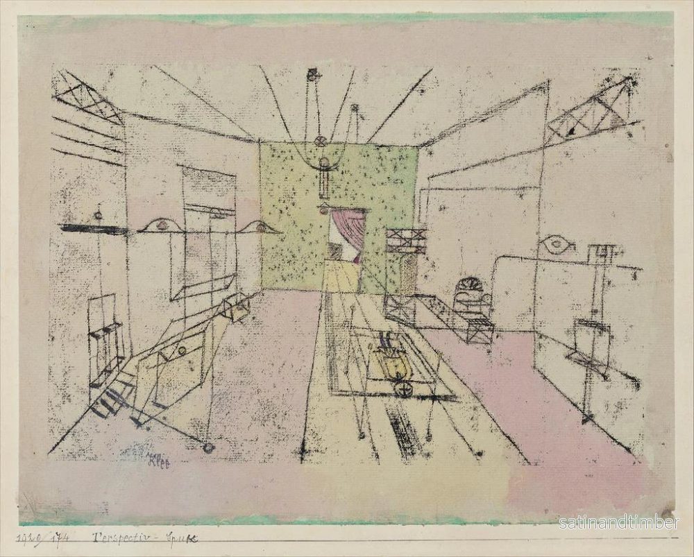 Reproduktion av målningen Perspektiv spöke - Paul Klee - Bild 2