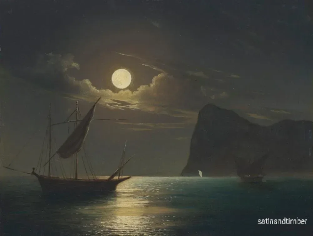 Reproduktion av målningen Ljus av måne - Ivan Konstantinovich Aivazovsky - Bild 2