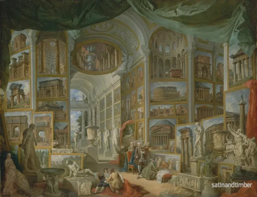 Reproduktion av målningen Rome antik - Giovanni Paolo Panini - Bild 2