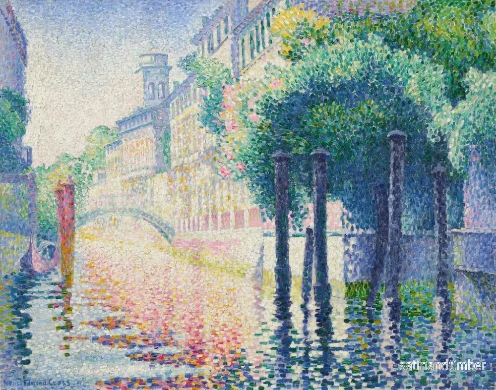 Reproduktion av målningen Rio San Trovaso, Venedig - Henri-Edmond Cross - Bild 2