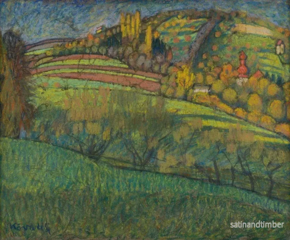 Reproduktion av målningen Kalvria - Konstantin Korovin - Bild 2