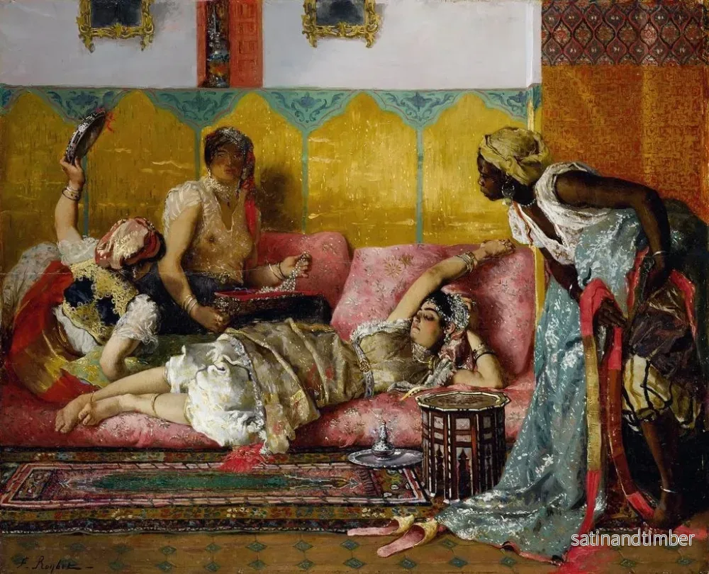Reproduktion av målningen Le Favori du harem - Ferdinand Roybet - Bild 2