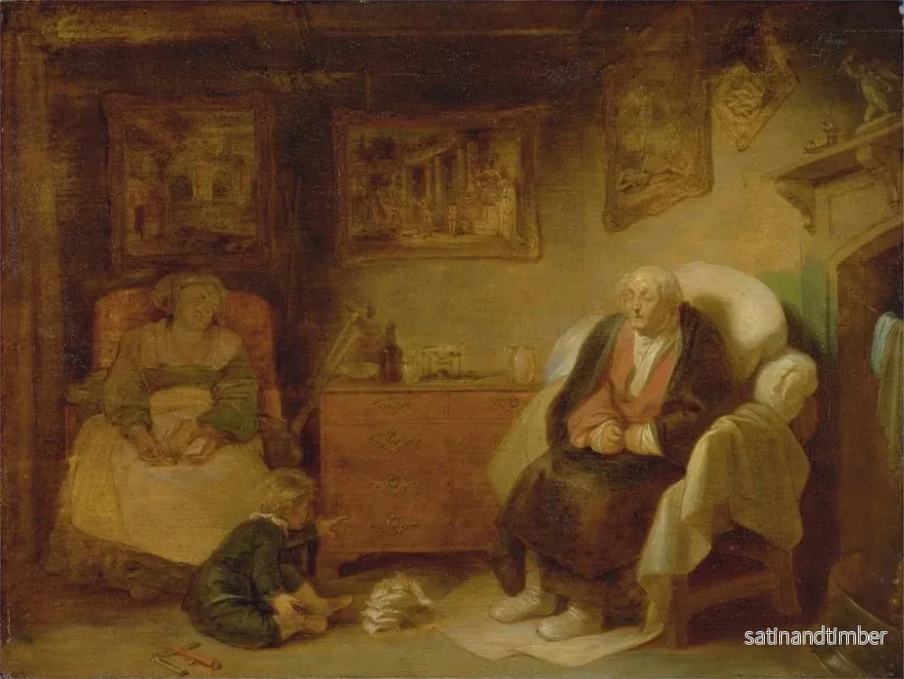 Reproduktion av målningen Les Sept Âges de l'Homme, Deuxième Enfance - Robert Smirke - Bild 2