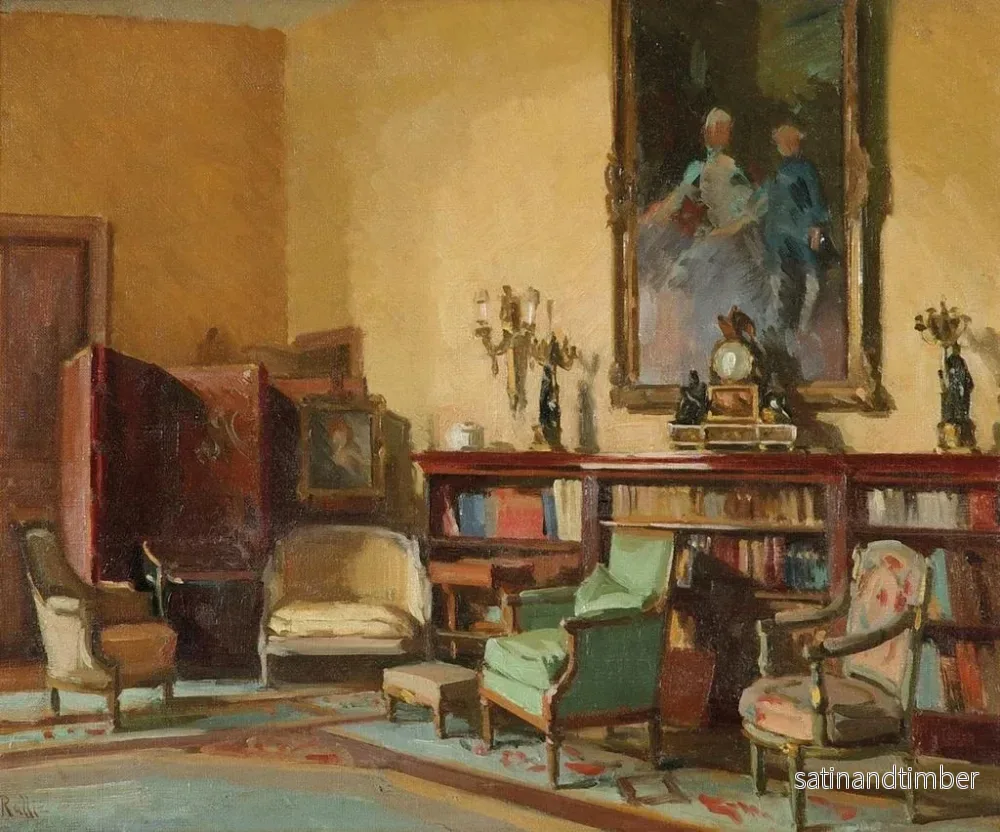 Reproduktion av målningen inomhus av huset - Theodoros Ralli - Bild 2