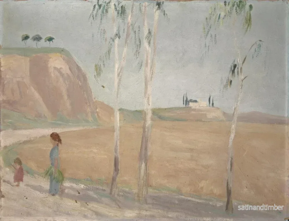 Reproduktion av målningen Landskapsromersk - Ernst Schiess - Bild 2