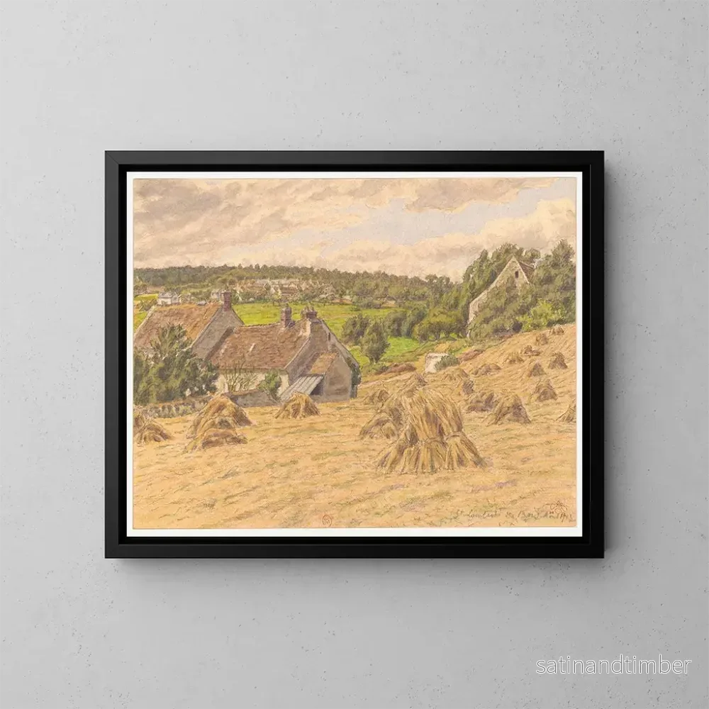 Reproduktion av målningen Saint Lambert des Bois - Henri Rivière