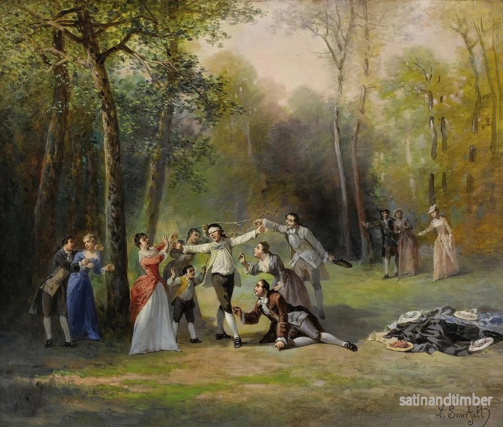 Reproduktion av målningen Le jeu des aveugles - Léonard Saurfelt - Bild 2