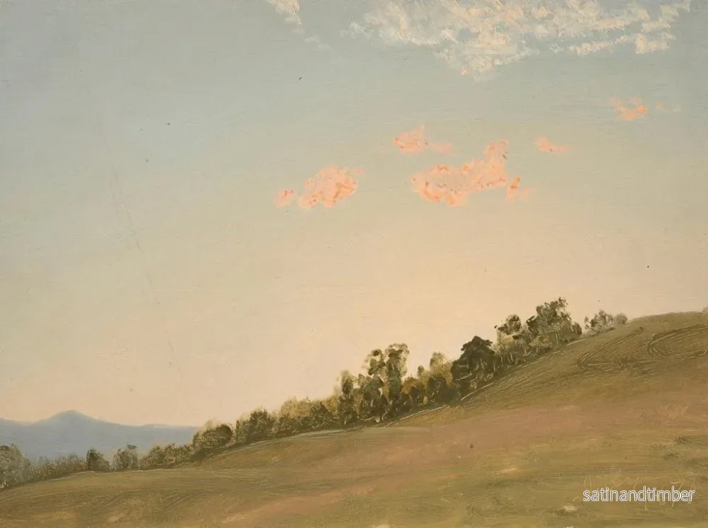 Reproduktion av målningen av Kulle i Hudson, New York - Frederic Edwin Church - Bild 2