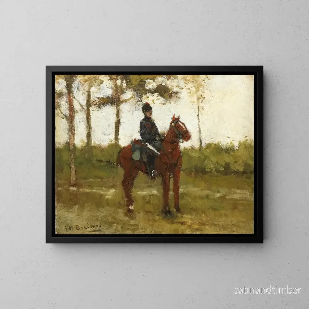 Reproduktion av målningen Huzar - George Hendrik Breitner