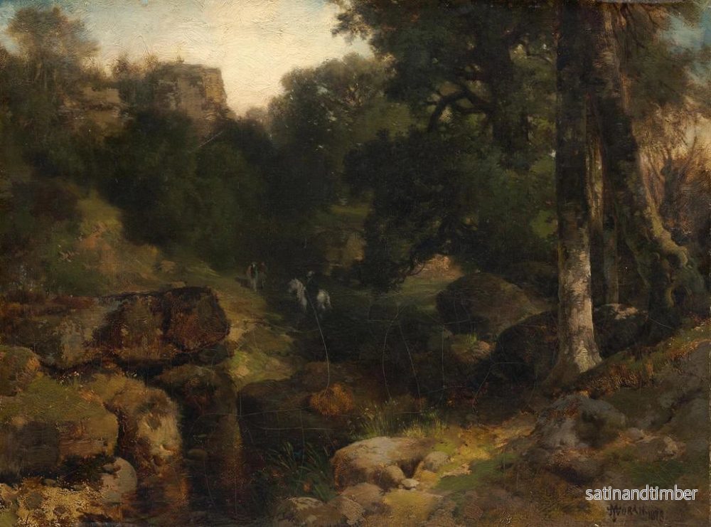 Reproduktion av målningen La Vallée - Thomas Moran - Bild 2