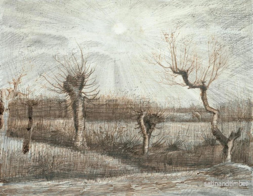 Reproduktion av målningen Têtards pollards - Vincent van Gogh - Bild 2