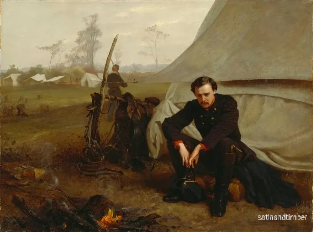 Reproduktion av målningen Framifrån - George Cochran Lambdin - Bild 2