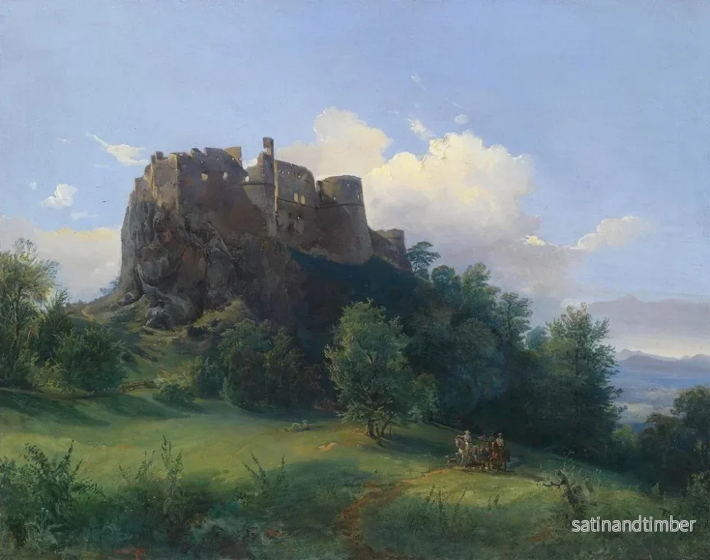 Reproduktion av målningen Château de Paulenstein - Joseph Holzer - Bild 2