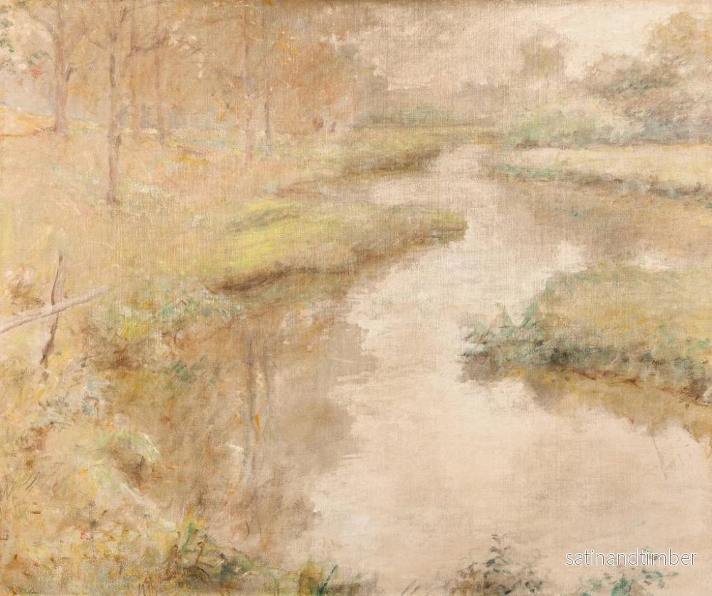 Reproduktion av målningen Ruisseau forestier - Robert Reid - Bild 2