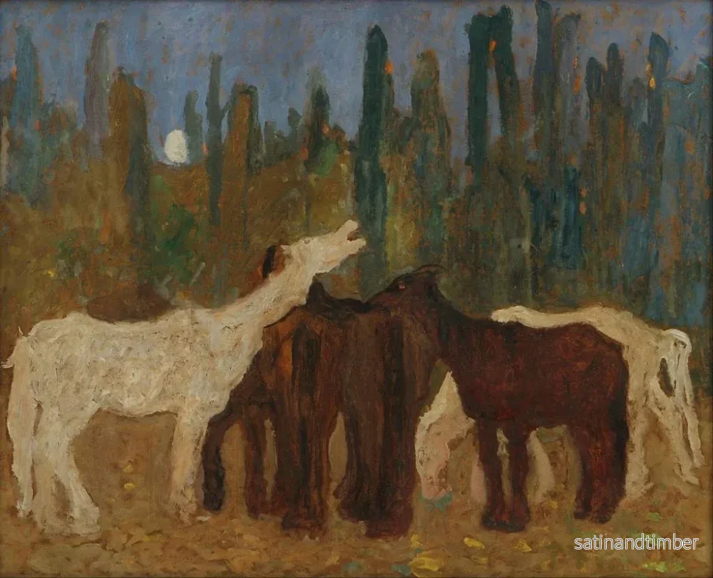 Reproduktion av målningen Lamento - Pedro Figari - Bild 2