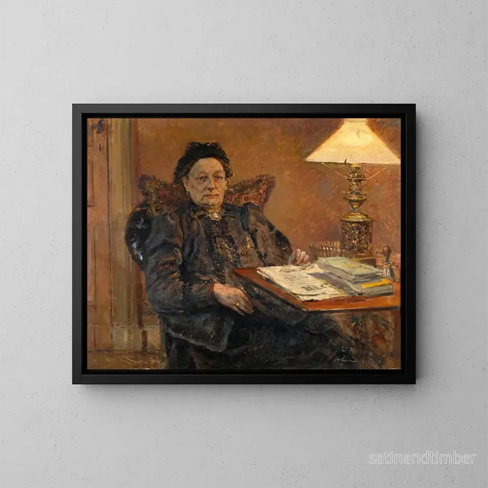 Reproduktion av målningen Madame Charles Dumercy - Léon Eugène Auguste Abry