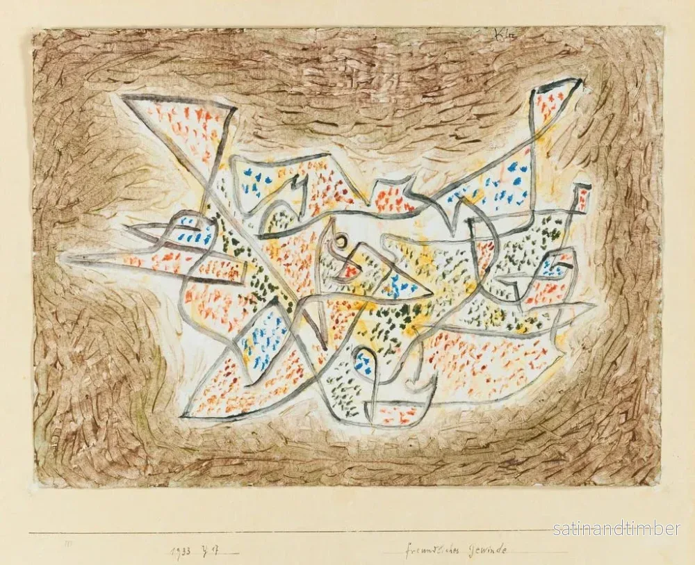 Reproduktion av målningen Fil amical - Paul Klee - Bild 2