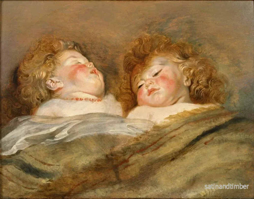 Reproduktion av målningen Två sovande barn - Peter Paul Rubens - Bild 2